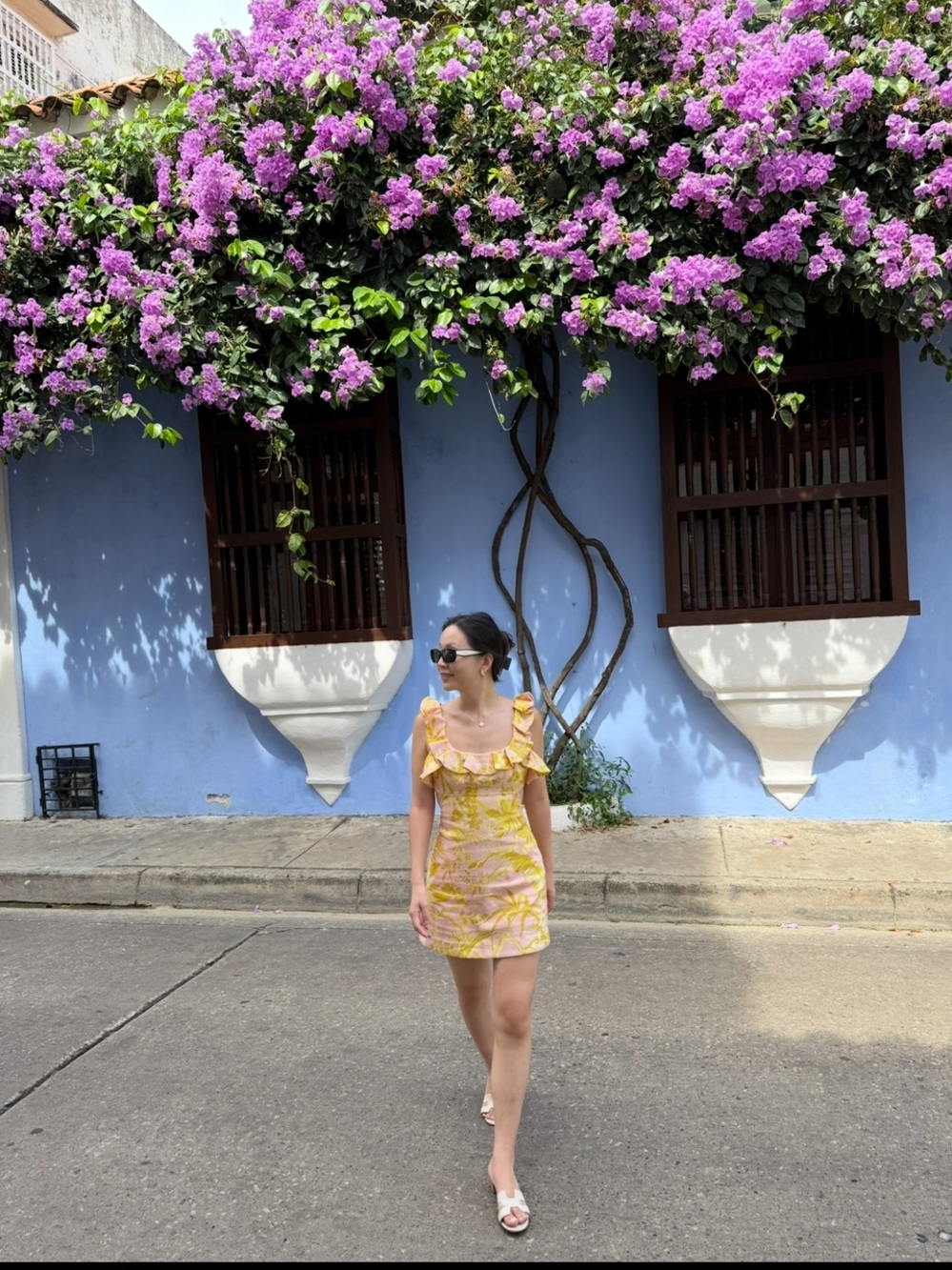 Zimmermann ruffled floral print linen mini dress
